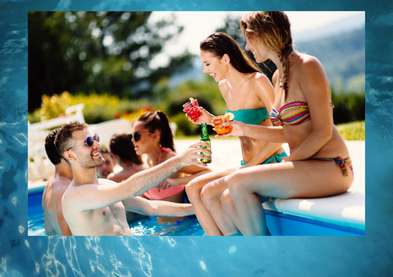 Tropical Pool Drinks for Summer