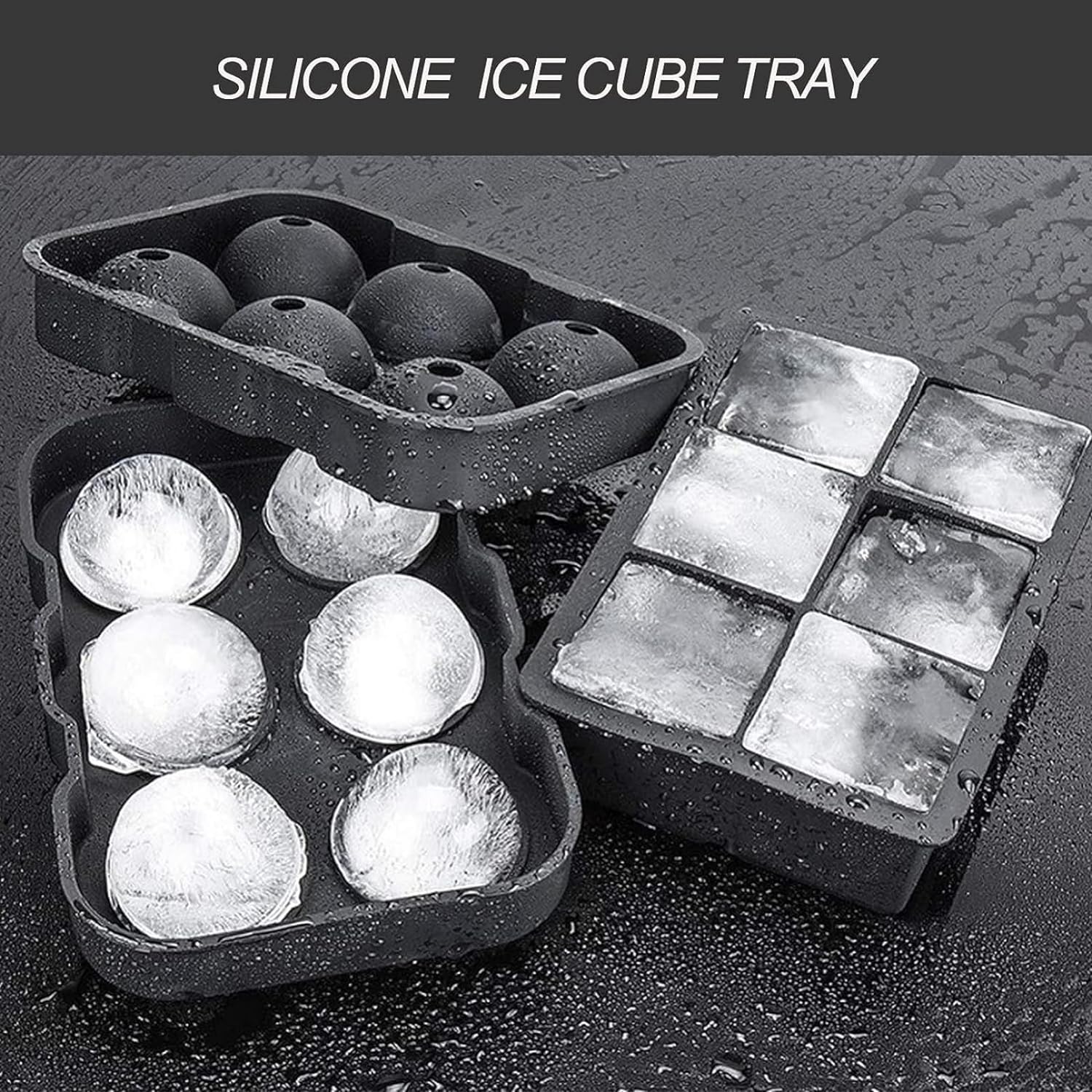 Round Ice Mold & Square Ice Mold