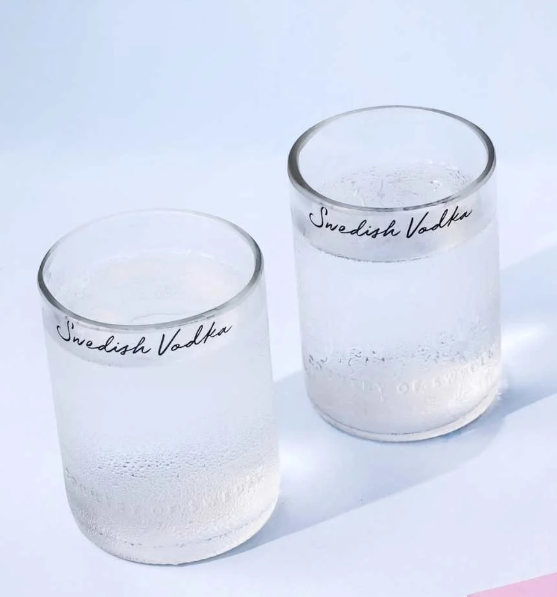 Upcycled Absolut Glasses (Set of Three)