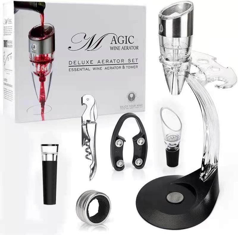 Magic Quick Wine Decanter Aerator Set