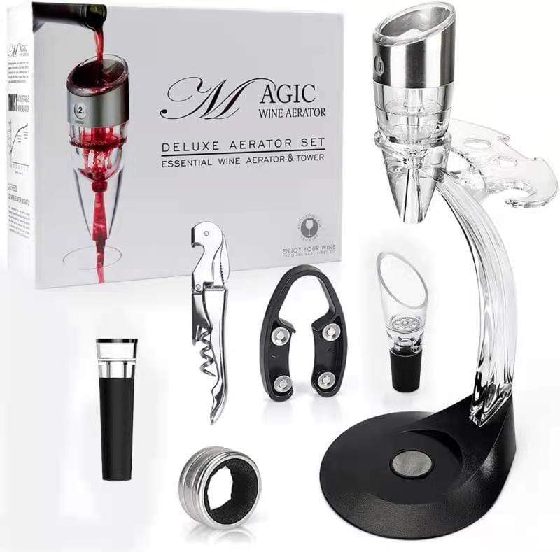 Magic Quick Wine Decanter Aerator Set