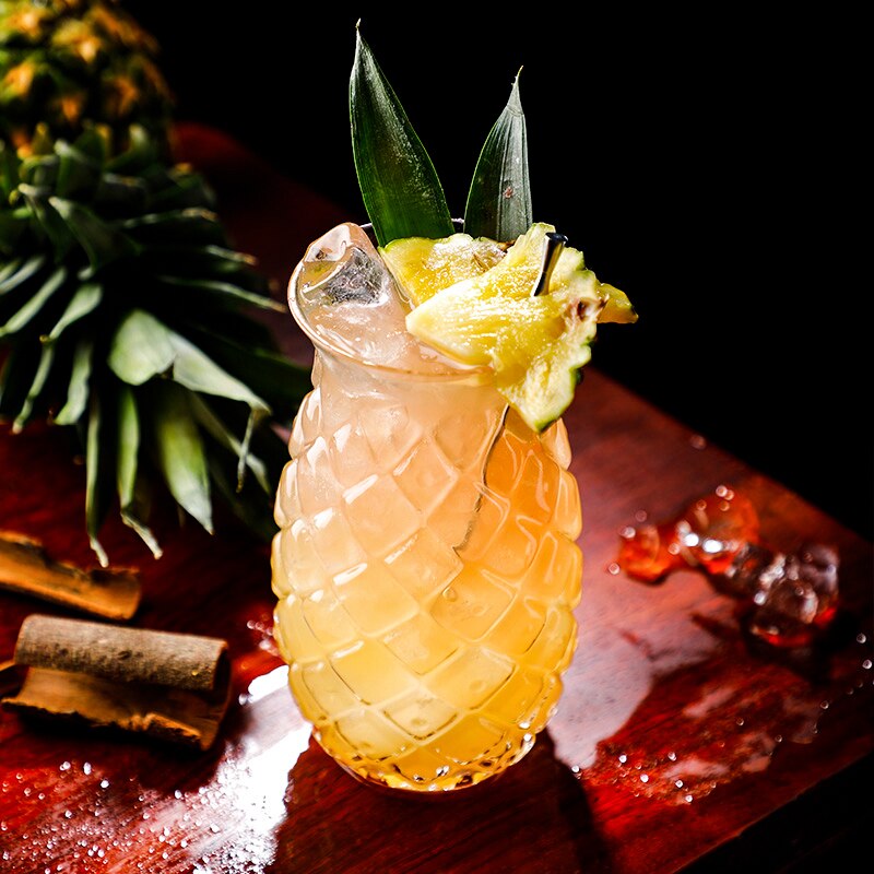 Tiki Pineapple Glasses