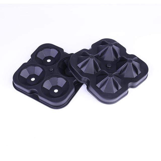 Black Diamond Shape Ice Cube Maker