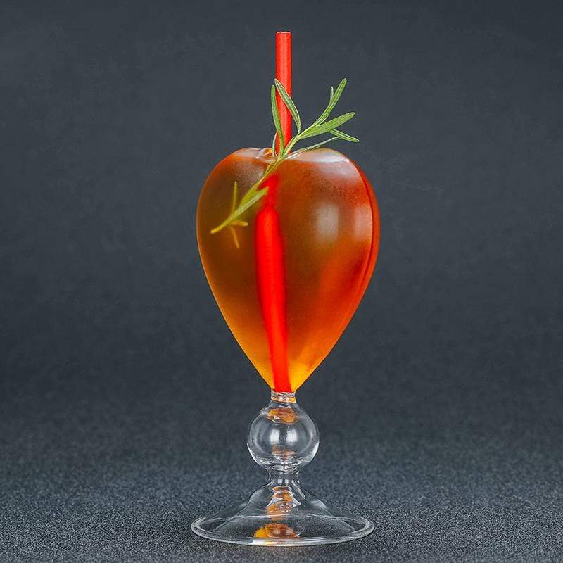 Heart Cocktail Glass - 1pc