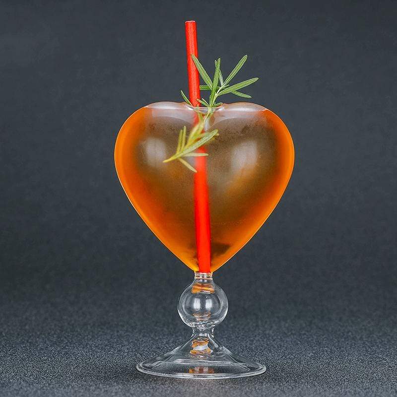 Heart Cocktail Glass - 1pc