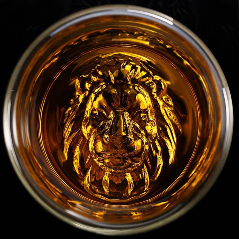 Lion Head Glasses - Set of 2