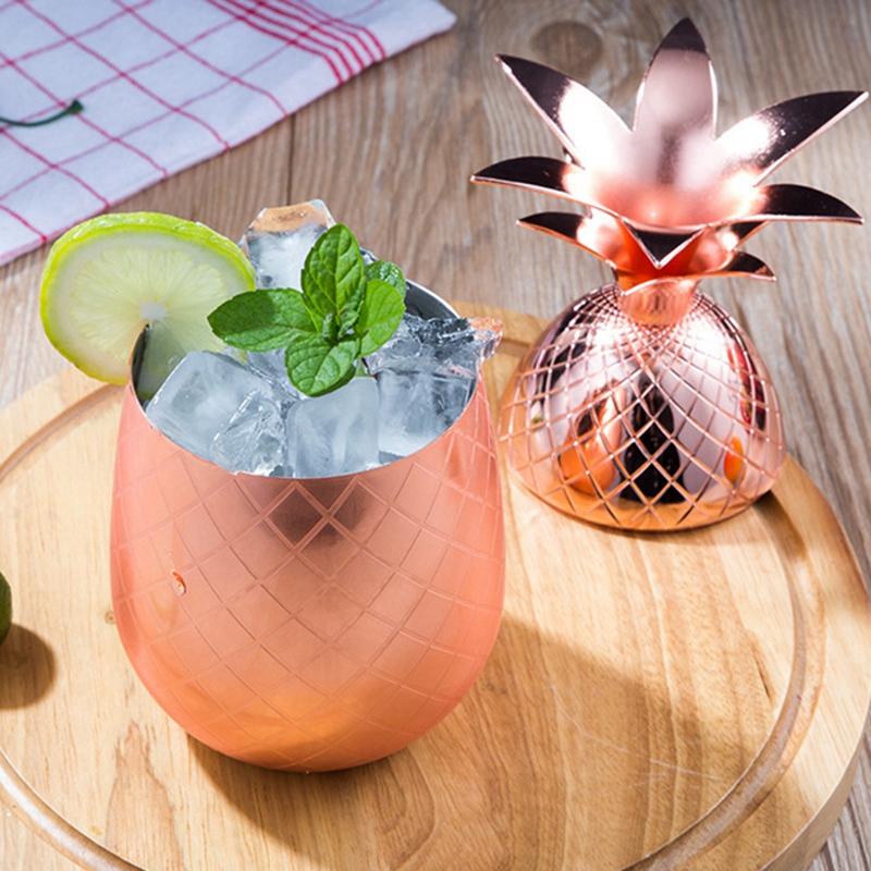 Pineapple Copper Tumbler - 1 pc