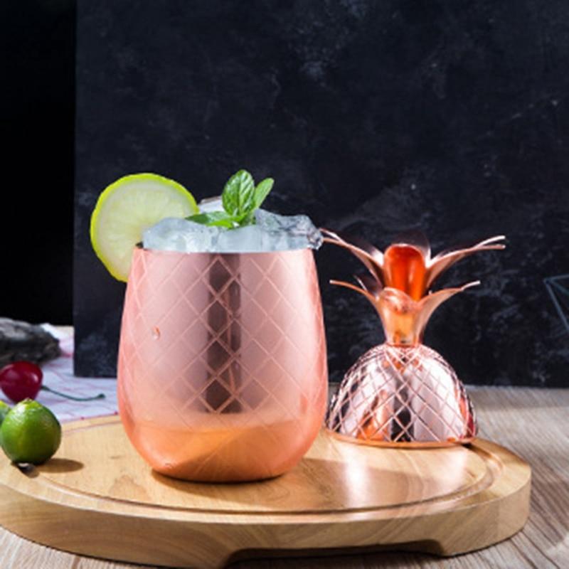 Pineapple Copper Tumbler - 1 pc