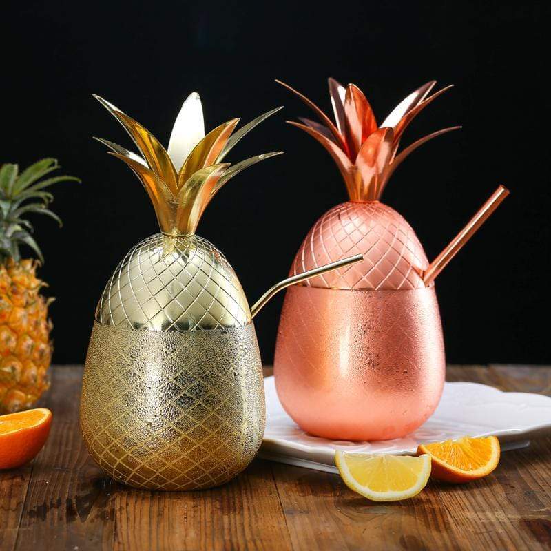 Pineapple Copper Tumbler - 1 pc
