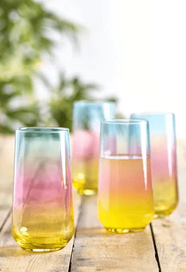 Rainbow Tumblers Set of 2