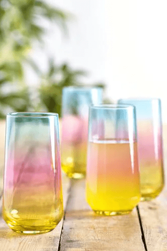 Rainbow Tumblers Set of 2