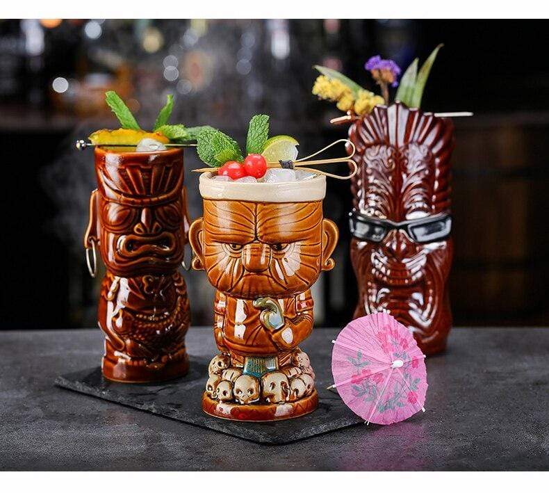 Skull Tiki Tumblers - 400 ml