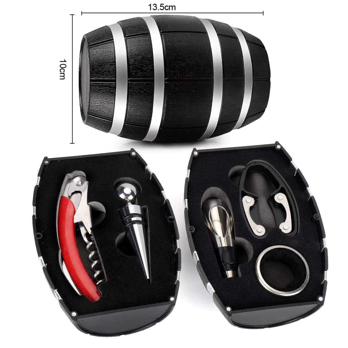 Small Wine Barrel Accessories Set