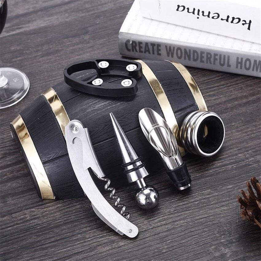 Small Wine Barrel Accessories Set