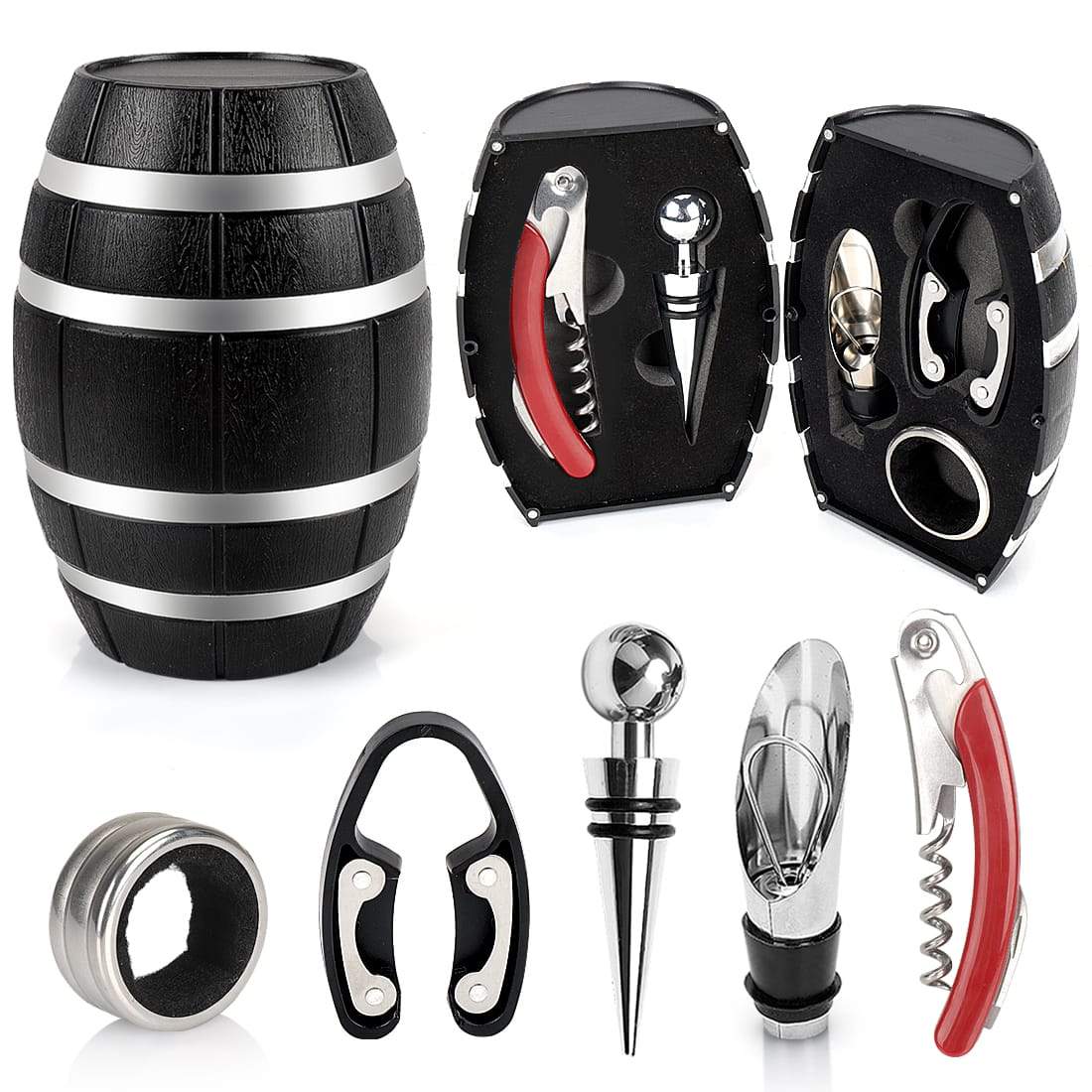 Small Wine Barrel Accessories Set