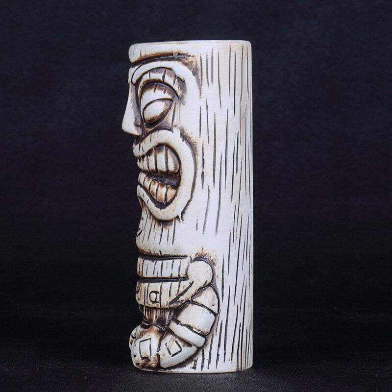 White Tiki Tumbler - 600 ml
