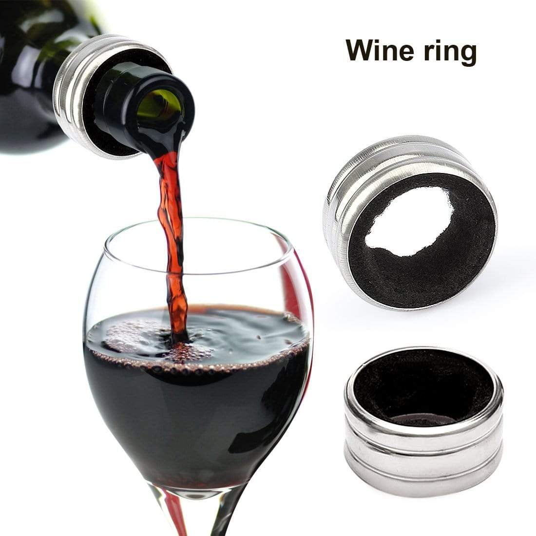 Wine Accessory Gift Set Black with Chess