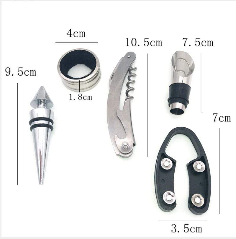 Wine Accessory Tool Set - Set of 5pcs