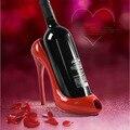 Wine Bottle Holder Red High Heel Shoe