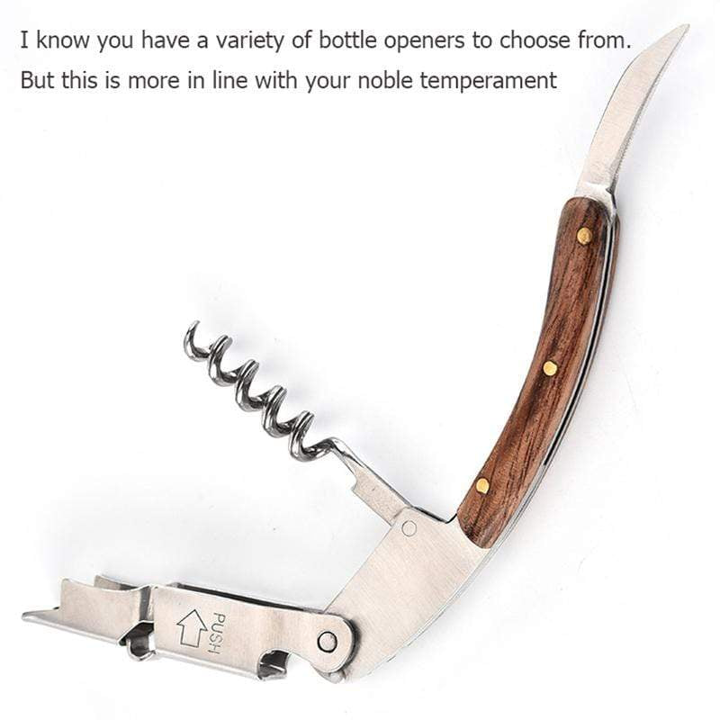 Wooden Wine Opener