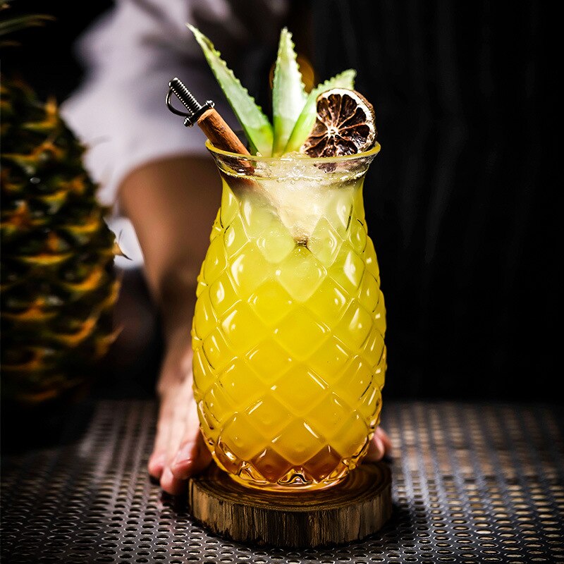 Tiki Pineapple Glasses