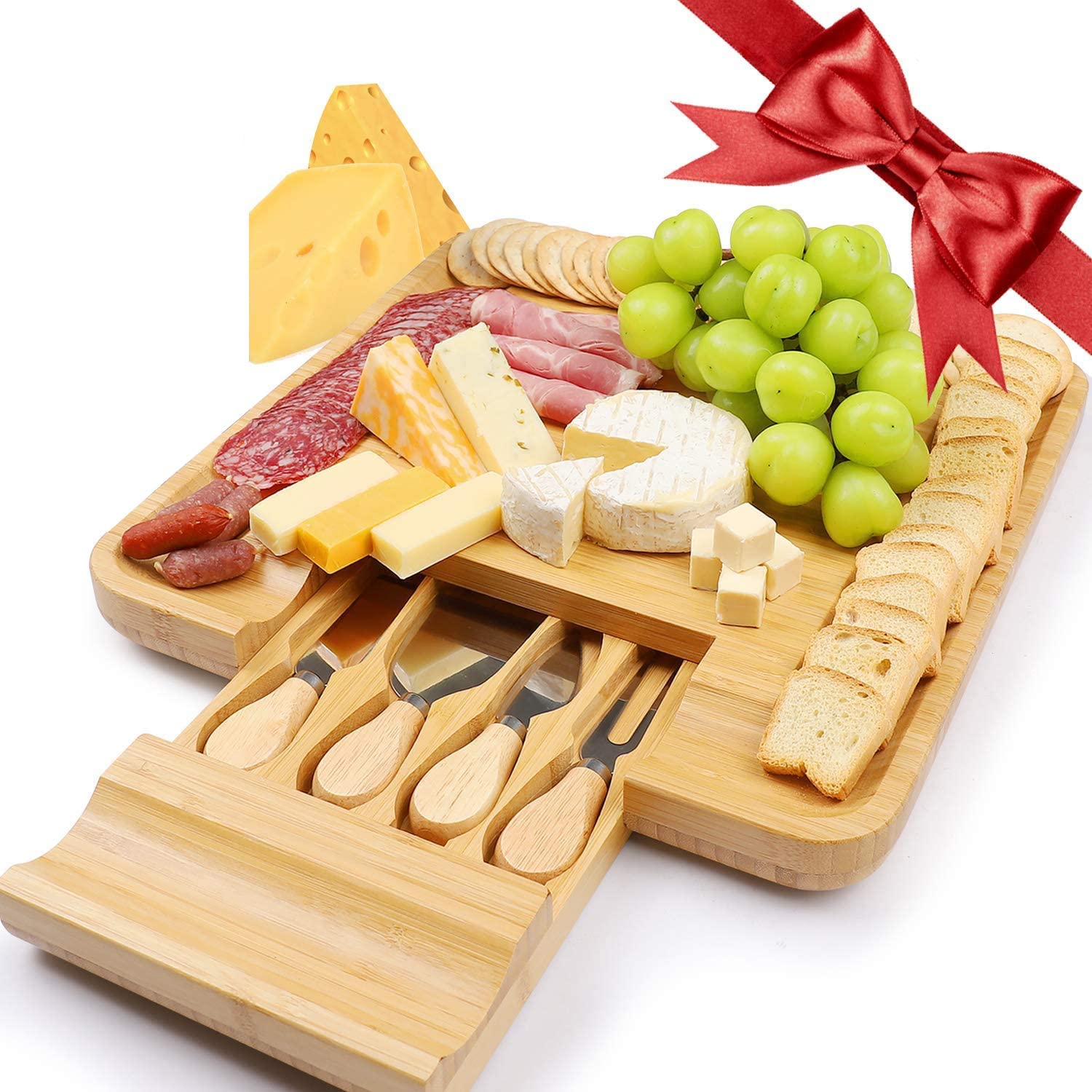 Cheese board, Knife set and 2 bowls