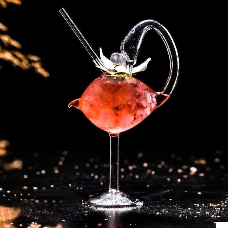 Creative Crystal Swan Shape Cocktail Glass 178ml - 1pc