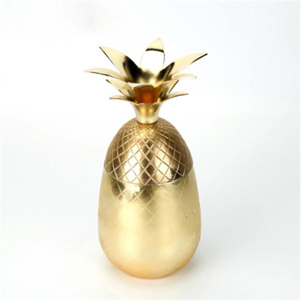 Gold Pineapple Cocktail Glass - 1 pc