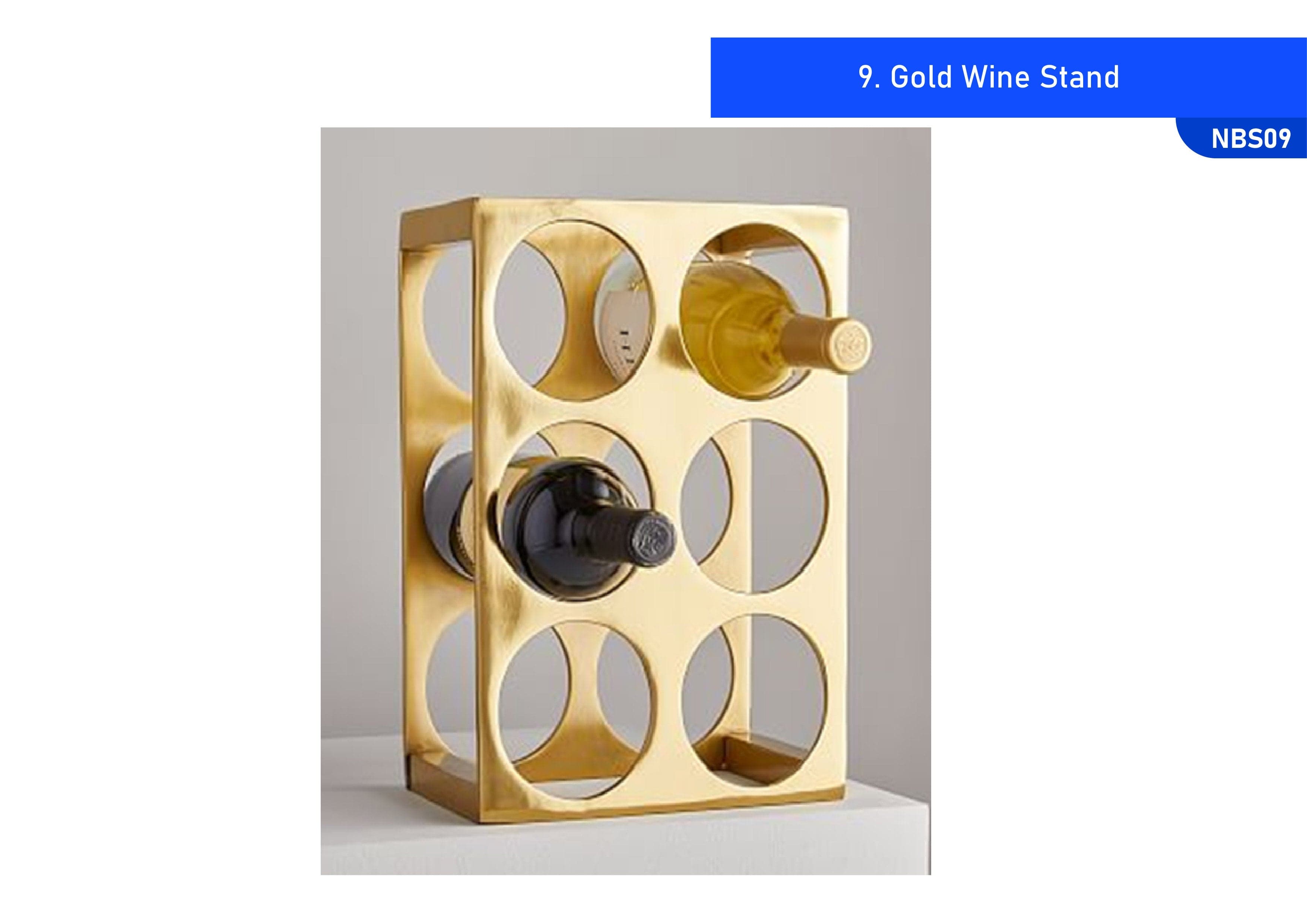 Gold Wine Stand