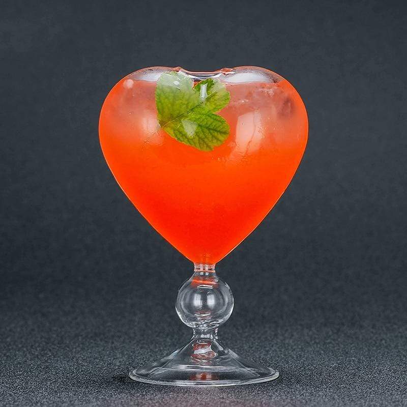 Heart Cocktail Glass - 1pc